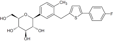 canagliflozin structure canagliflozin structure